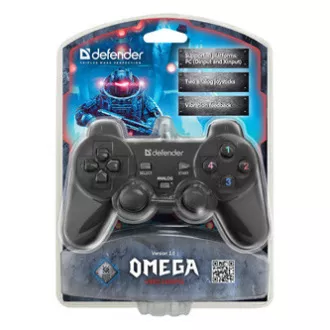 Gamepad Defender Omega, 12 tl., USB, negru, vibrator, Windows R XP/VISTA/7/8/10