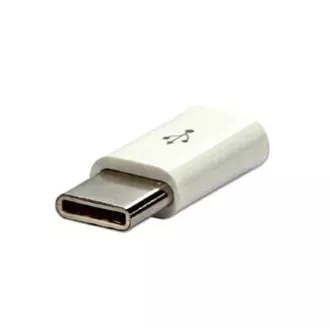Reducere USB, (2.0), USB C tată - microUSB mamă, alb Reducere USB, (2.0), USB C tată - microUSB mamă, alb