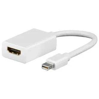 Convertor video, mini DisplayPort mascul - HDMI mamă, HDMI 1.3 - Standard, alb, RETAIL