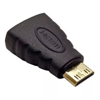 Reductor video, mini HDMI de sex masculin - HDMI de sex feminin, negru