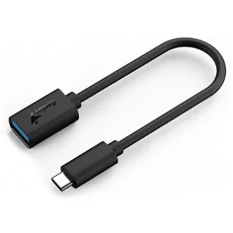 Reducere USB, (3.0), USB C tată - USB A mamă, negru, Genius USB 3.0, până la 5 Gbps