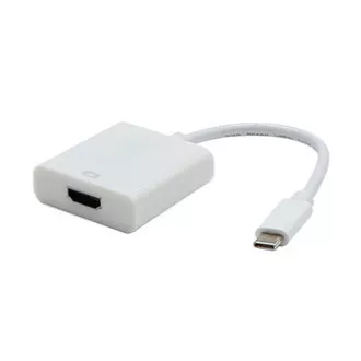 Convertor USB/Video, Mod DP Alt, USB C tată - HDMI mamă, alb, pungă de plastic 4K2K@30Hz
