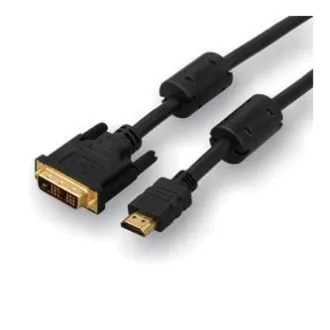 Cablu video DVI (18+1) mascul - HDMI mascul, 5m, negru, REDUCERE