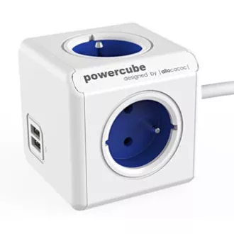 Cablu de alimentare 230V prelungire, CEE7 (priza) - POWERCUBE, 1.5m, USB EXTENS, albastru, POWERCUBE, 4 prize, 2xport USB, siguranta copiilor Cablu de alimentare 230V prelungire, CEE7 (priza) - POWERCUBE, 1.5m, USB EXTENS, albastru, POWERCUBE, 4 prize, 2xport USB, siguranta copiilor