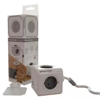 Cablu de rețea prelungitor 230V, CEE7 (ștecher) - POWERCUBE, 1.5m, EXTENDED USB, gri, POWERCUBE, 4 prize, PD 20W A+C Cablu de rețea prelungitor 230V, CEE7 (ștecher) - POWERCUBE, 1.5m, EXTENDED USB, gri, POWERCUBE, 4 prize, PD 20W A+C