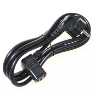 Cablu de alimentare 230V, CEE7 (priza) - C13, 5m, omologat VDE, negru, indoit, ALIMENTARE