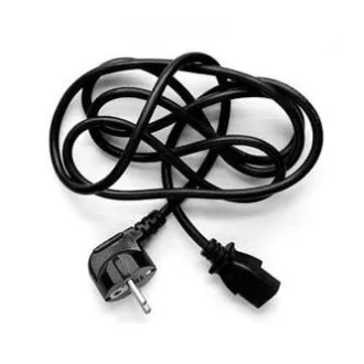 Cablu de alimentare 230V, CEE7 (priza) - C13, 5m, omologat VDE, negru, Logo