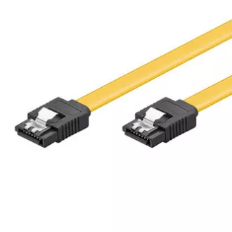 Cablu la hard disk de date, SATA tată - SATA tată, 0,5 m, 6 Gb/s, galben, Ambalare blister cu logo, FURNIZARE Cablu la hard disk de date, SATA tată - SATA tată, 0,5 m, 6 Gb/s, galben, Ambalare blister cu logo, FURNIZARE