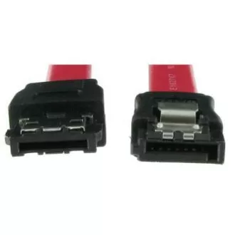 Cablu la hard disk de date, SATA tată - eSATA tată, 0,5 m, 6 Gb/s, negru, ambalat într-o pungă Cablu la hard disk de date, SATA tată - eSATA tată, 0,5 m, 6 Gb/s, negru, ambalat într-o pungă