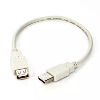 Cablu prelungitor USB (2.0), USB A tată - USB A mamă, 0,3 m, alb Cablu prelungitor USB (2.0), USB A tată - USB A mamă, 0,3 m, alb