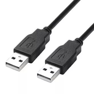 Cablu USB (2.0), USB A tată - USB A tată, 1,8 m, negru, de mare viteză