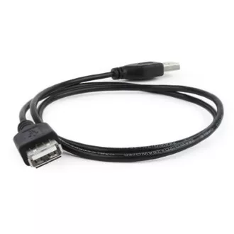 Cablu prelungitor USB (2.0), USB A tată - USB A mamă, 1,8 m, negru