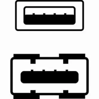 Cablu prelungitor USB Logo (2.0), USB A tată - USB A mamă, 1,8 m, negru, blister