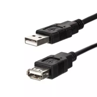 Cablu prelungitor USB (2.0), USB A tată - USB A mamă, 3m, negru