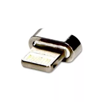 Cablu USB cu terminale (2.0), USB A tată - microUSB tată + Apple Lightning tată + USB C sam, 1m, rotund, împletit, argintiu,