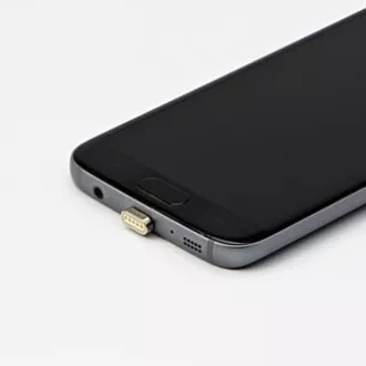 Cablu USB cu terminale (2.0), USB A tată - microUSB tată + Apple Lightning tată + USB C sam, 1m, rotund, împletit, argintiu,