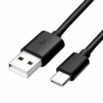 Cablu USB (2.0), USB A tată - USB C tată, 1m, negru