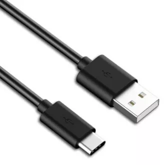 Cablu USB (2.0), USB A tată - USB C tată, 1m, negru