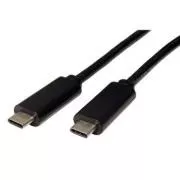 Cablu USB (3.1), USB C tată - USB C tată, 0,5 m, negru, pungă de plastic