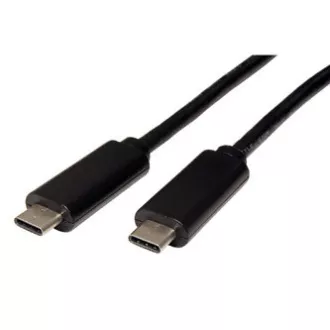 Cablu USB (3.1), USB C tată - USB C tată, 0,5 m, negru, pungă de plastic