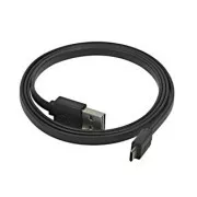 Logo USB cablu (2.0), USB A tată reversibil - microUSB tată reversibil, 1m, reversibil, negru, blister, LIVRARE