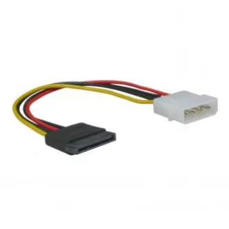Cablu pentru sursă de alimentare internă HDD/SSD/DVD/BD, DC SATA - DC 5.25", 0.2 m, Blister cu logo, REDUCERE Cablu pentru sursă de alimentare internă HDD/SSD/DVD/BD, DC SATA - DC 5.25", 0.2 m, Blister cu logo, REDUCERE