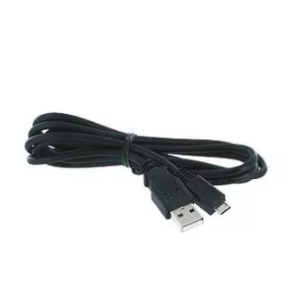 Cablu USB (2.0), USB A tată - microUSB tată, 1,8 m, negru