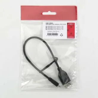 Cablu USB cu logo (2.0), microUSB mascul - USB A mamă, 0.2m, OTG, negru, LA REDUCERE Cablu USB cu logo (2.0), microUSB mascul - USB A mamă, 0.2m, OTG, negru, LA REDUCERE