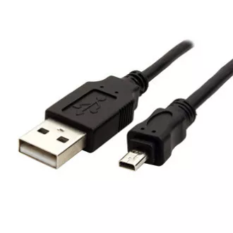 Cablu USB (2.0), USB A tată - 8 pini tată, 25947, 1,8 m, negru, PANASONIC