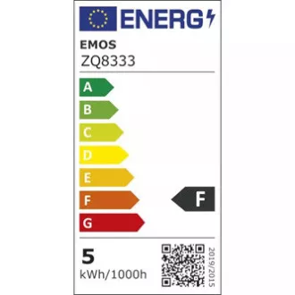 Bec LED EMOS Lighting GU10, 220-240V, 3W, 345lm, 3000k, alb cald, 30000h, Classic MR16 52x50x50mm