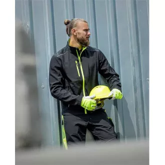 Jachetă Softshell ARDON®VISION negru-galben
