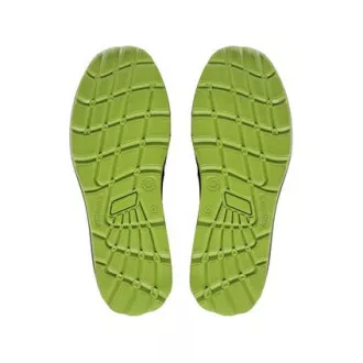 Pantofi joasa CXS TEXLINE RAB S1, cu otel, negru-verde, marime