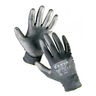 Mănuși de nailon BUNTING BLACK. palmă PU