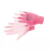 Mănușă PRETTY PINK nailon PU pentru roz