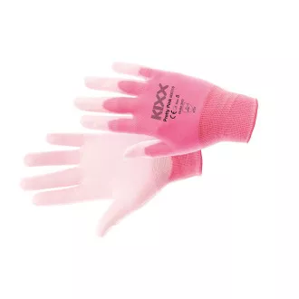 Mănușă PRETTY PINK nailon PU pentru roz