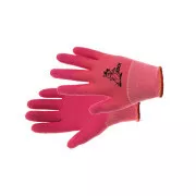 Mănuși de nailon LOLLIPOP. latex. roz