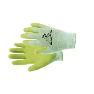 Mănuși de nailon FUDGE. latex. dl verde