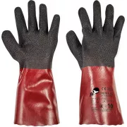 Mănuși CHERRUG FH P negru / roșu 11