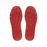 Pantofi jos CXS ISLAND PAROS S1P ESD, negru - roșu, mărime