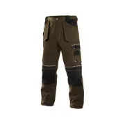 Pantaloni cu talie CXS ORION TEODOR, barbati, maro-negru, marimea