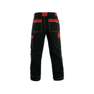 Pantaloni talie CXS ORION TEODOR, barbati, negru-rosu, marime Pantaloni talie CXS ORION TEODOR, barbati, negru-rosu, marime