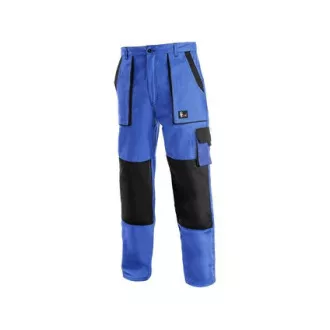 Pantaloni cu talie CXS LUXY JOSEF, prelungiti, barbati, albastru-negru