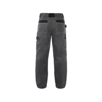 Pantaloni cu talie CXS ORION TEODOR, prelungiti, barbati, gri-negru, marime