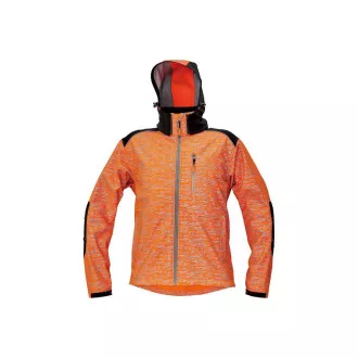 Softshell cu imprimeu KNOXFIELD roșu XS