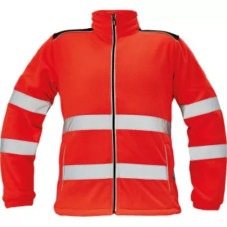 Geacă fleece KNOXFIELD HV roșu XS Geacă fleece KNOXFIELD HV roșu XS