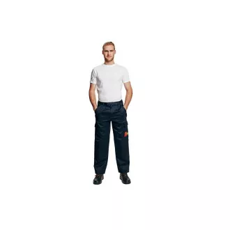 Pantaloni în talie COEN FR + AS închis albastru