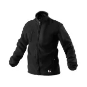 Jachetă fleece bărbați OTAWA, neagră, mărime