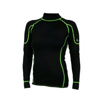 Tricou funcțional damă REWARD, dl. maneca, negru-verde, marimea Tricou funcțional damă REWARD, dl. maneca, negru-verde, marimea