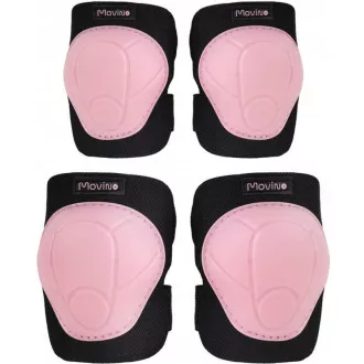 Set de protecții MOVINO Cariboo®, coate și genunchi, roz