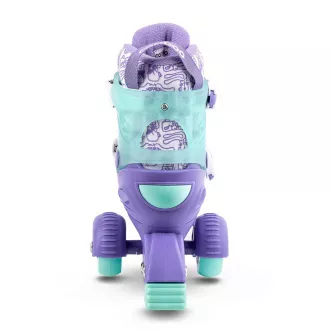Patine cu role pentru copii Cariboo Step One, violet-mentă